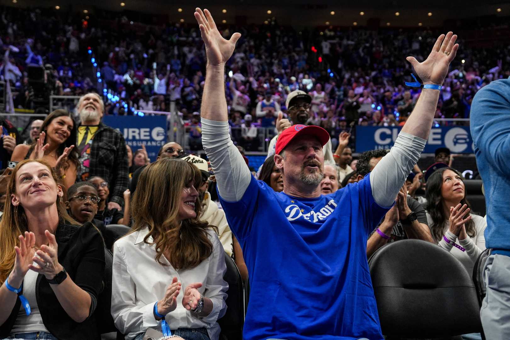 Pistons Fans At Little Caesars Arena