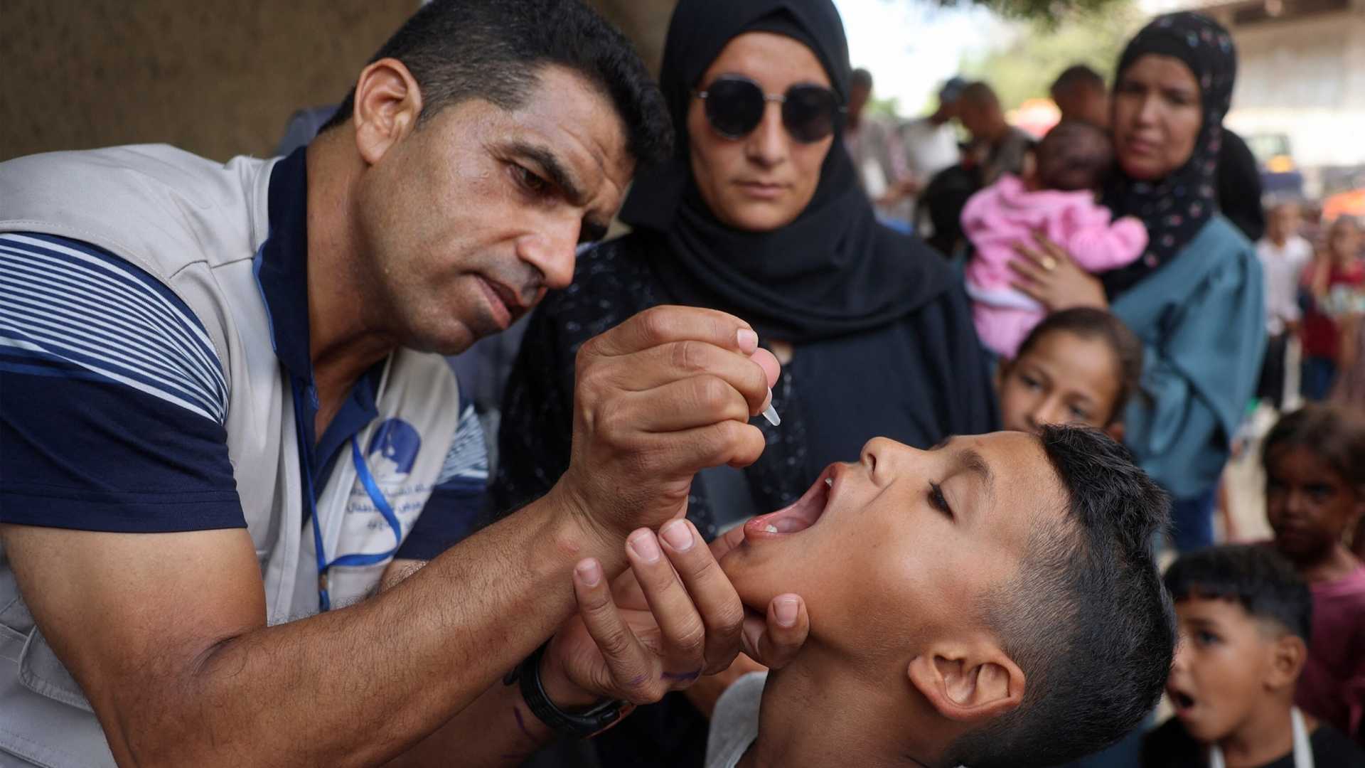 Polio Vaccination Campaign Gaza Strip