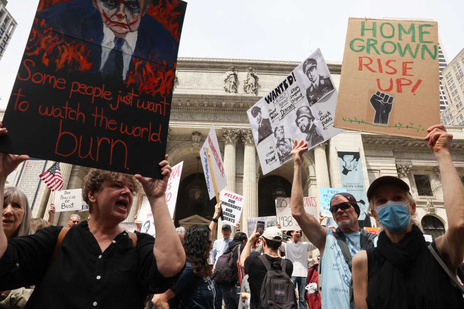 Protesters Against Trump Administration