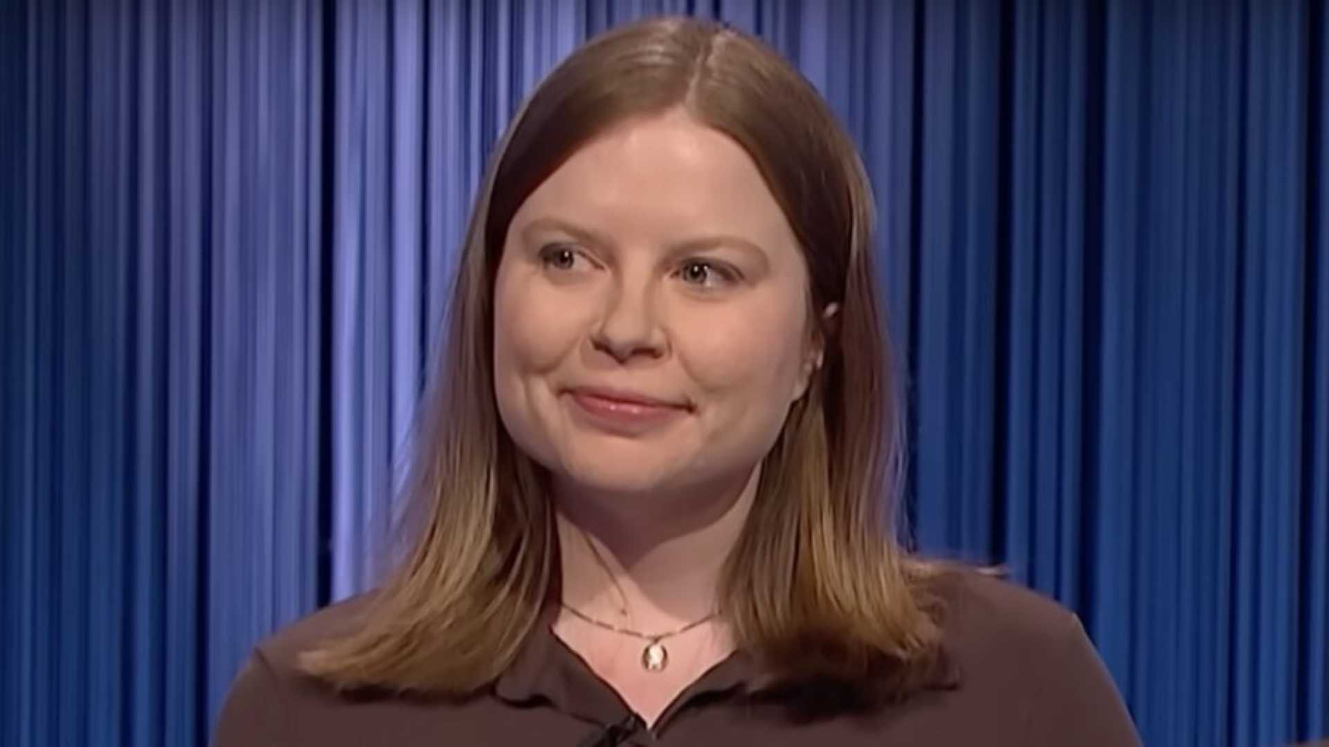 Purdue Professor Adriana Harmeyer Jeopardy Masters Tournament