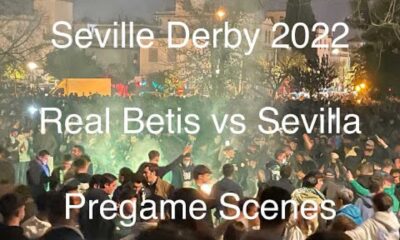 Real Betis Sevilla Derby Crowd Celebration
