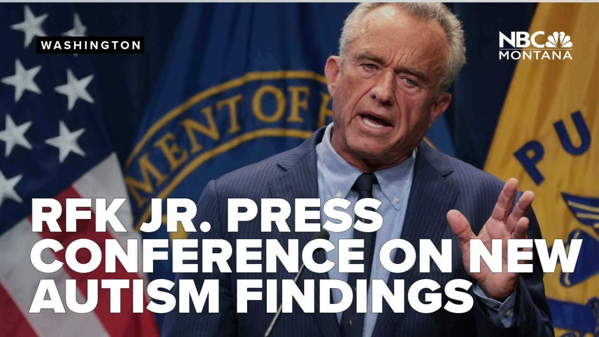 Robert F. Kennedy Jr. Press Conference Autism