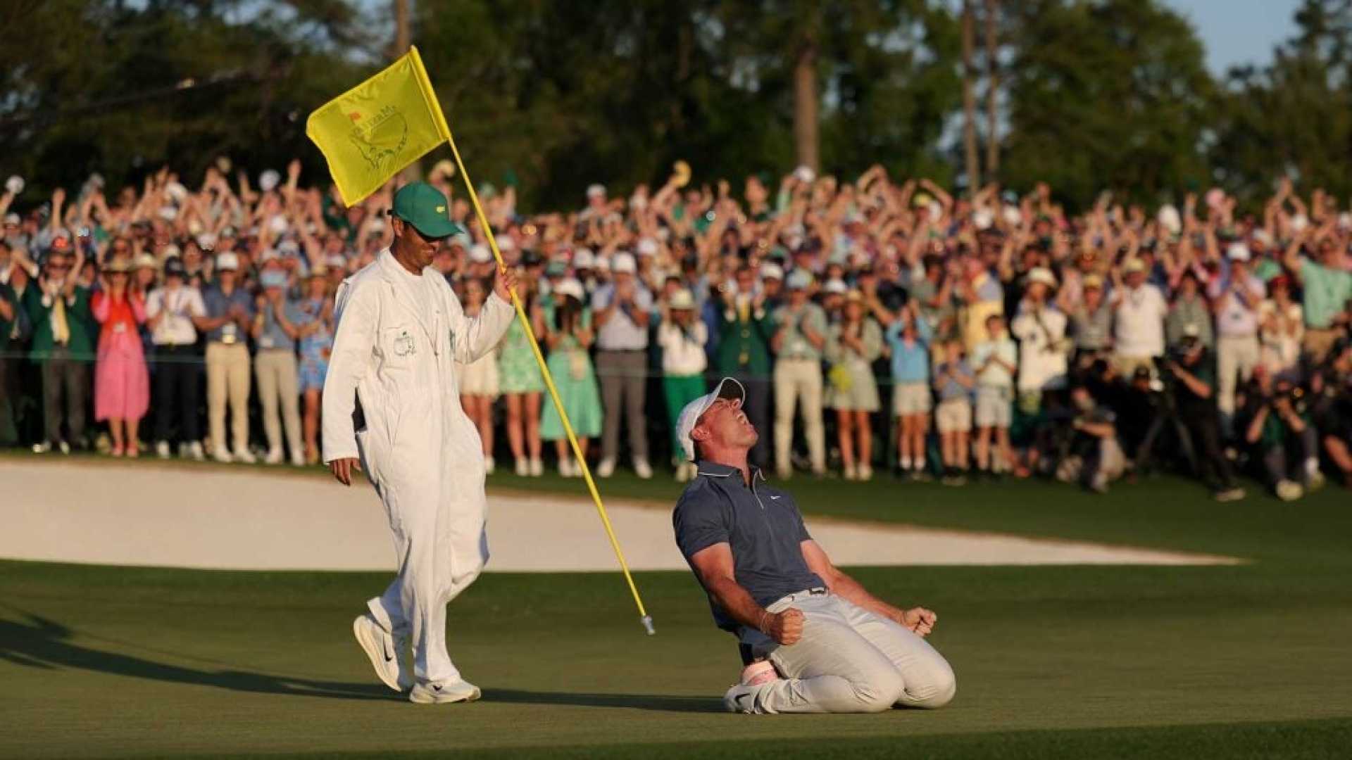 Rory Mcilroy Masters Victory Celebration