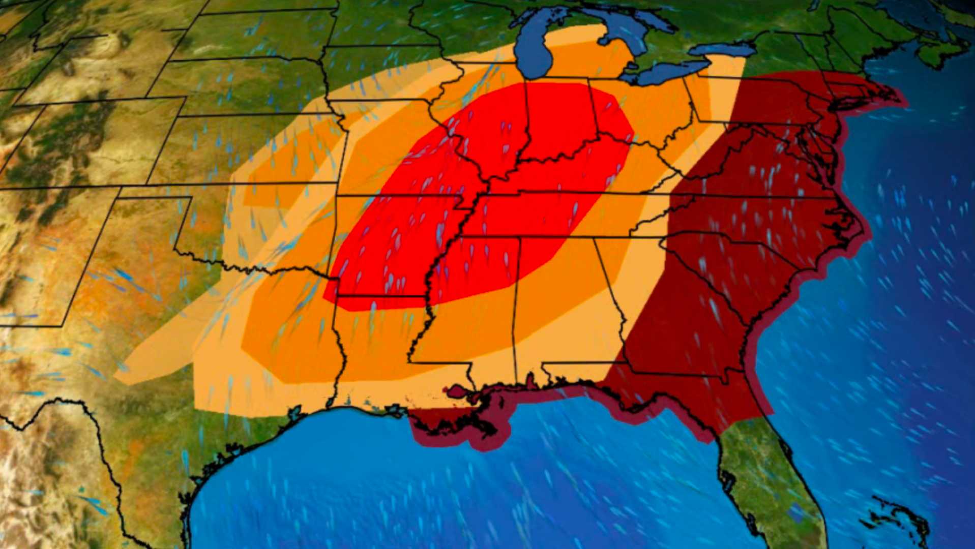 Severe Storms Easter Weekendmidwest South