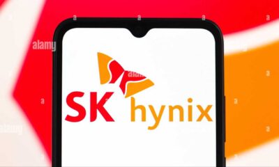 Sk Hynix Logo On Smartphone Screen