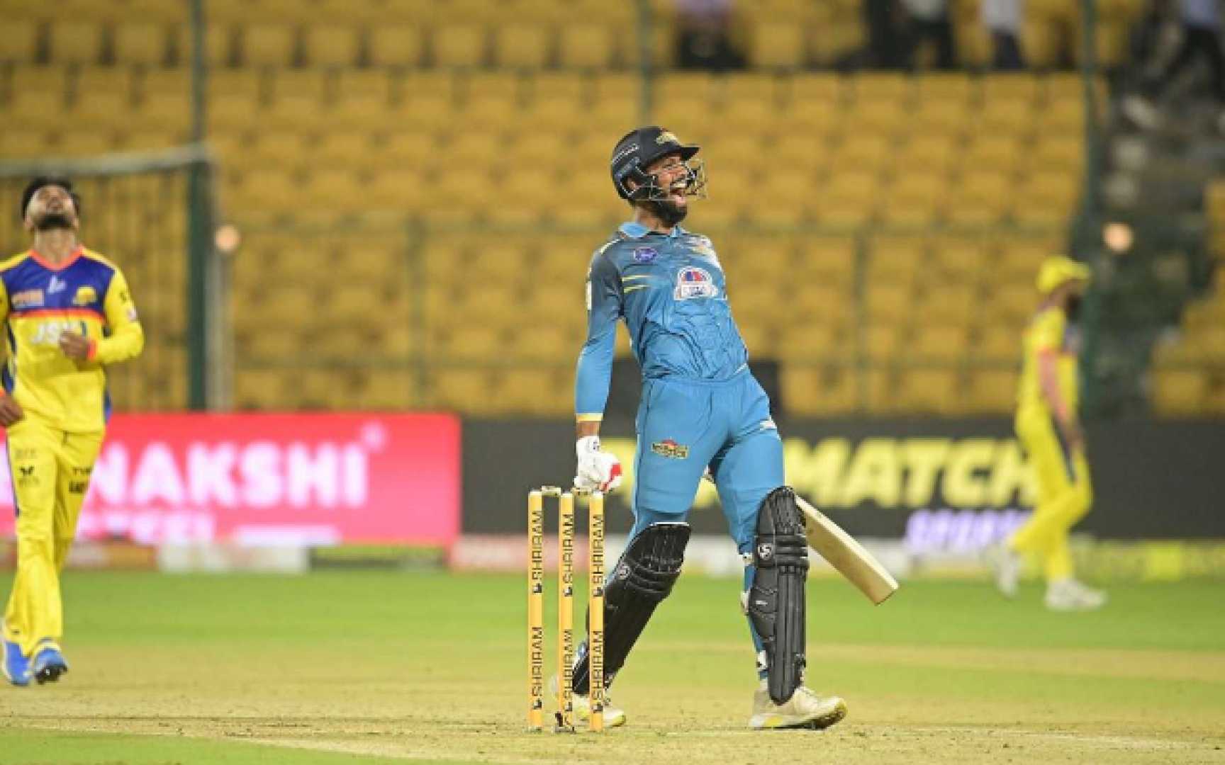 Smaran Ravichandran Cricket Player Action Shot