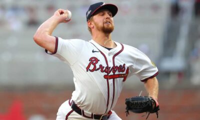 Spencer Schwellenbach Pitching For Braves