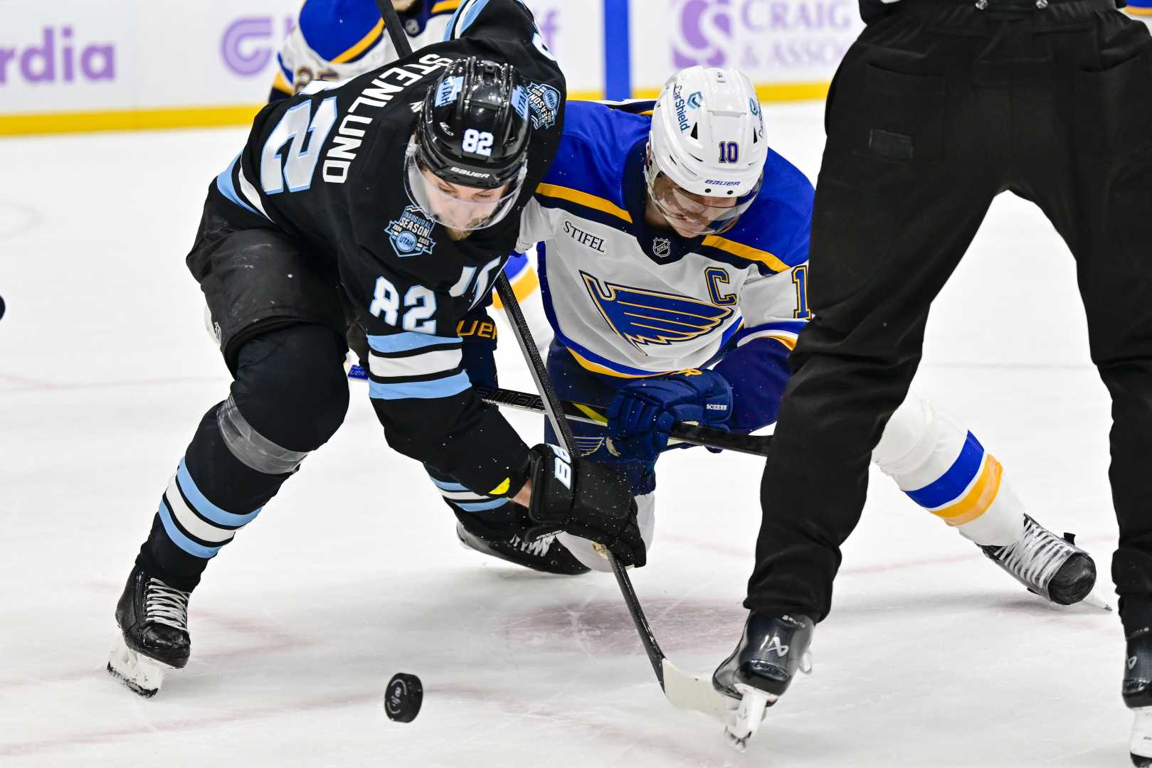 St. Louis Blues Vs. Utah Hockey Club Hockey Matchup