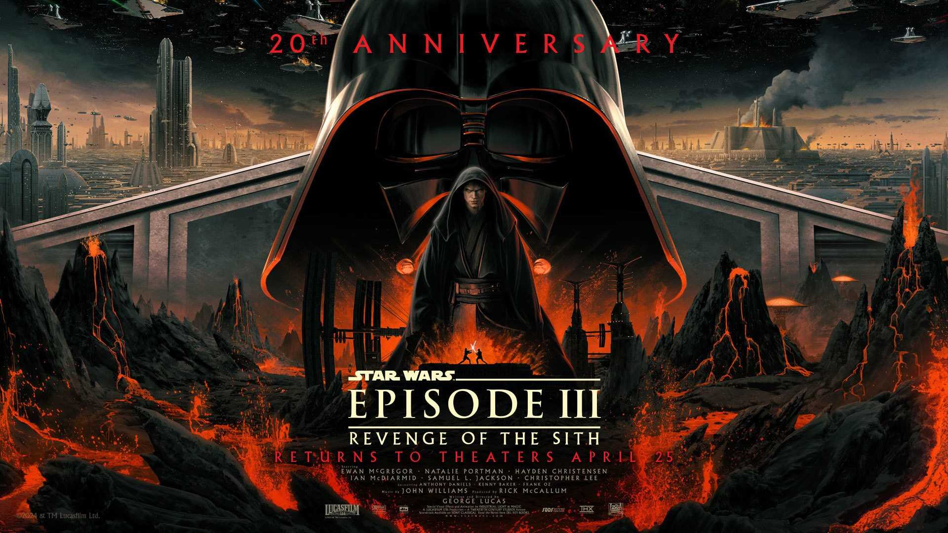 Star Wars Revenge Of The Sith 20th Anniversary Poster
