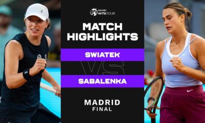 Tennis Players Aryna Sabalenka And Iga Swiatek At Madrid Open