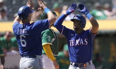 Texas Rangers Vs Oakland Athletics Baseball Game