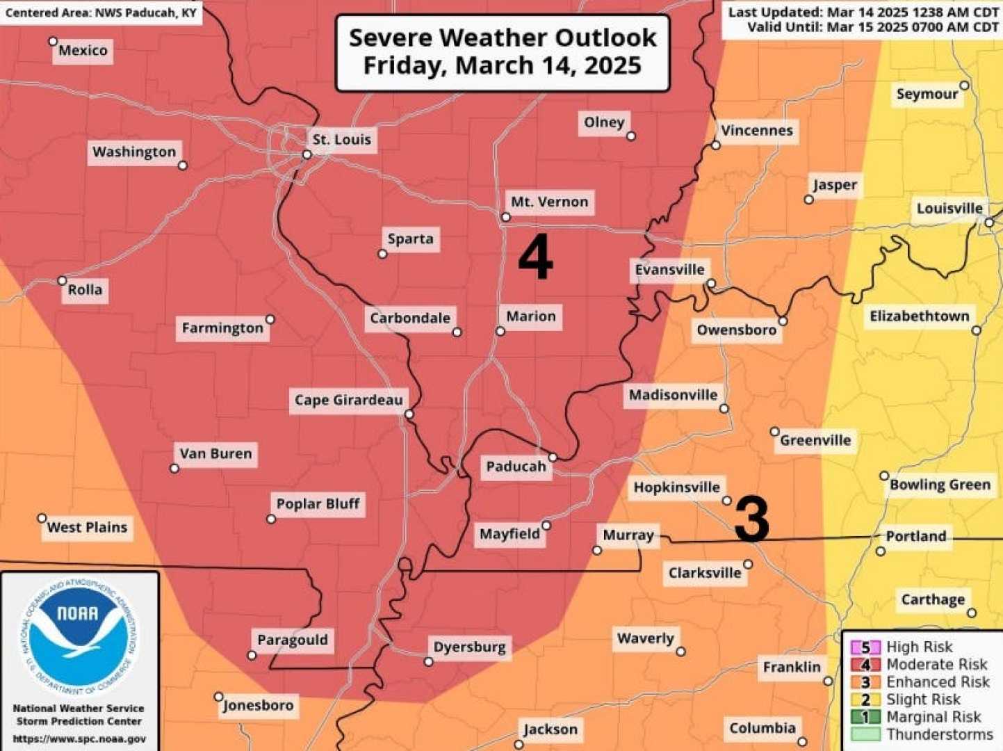 Tri State Severe Storm Forecast