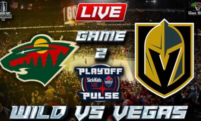 Vegas Golden Knights Vs Minnesota Wild Playoff Game