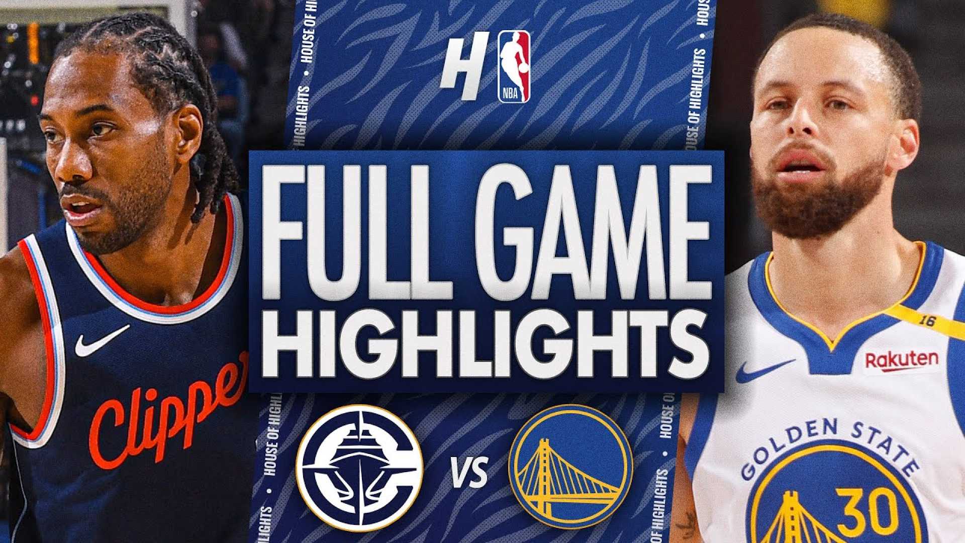 Warriors Vs Clippers Nba Game Highlights