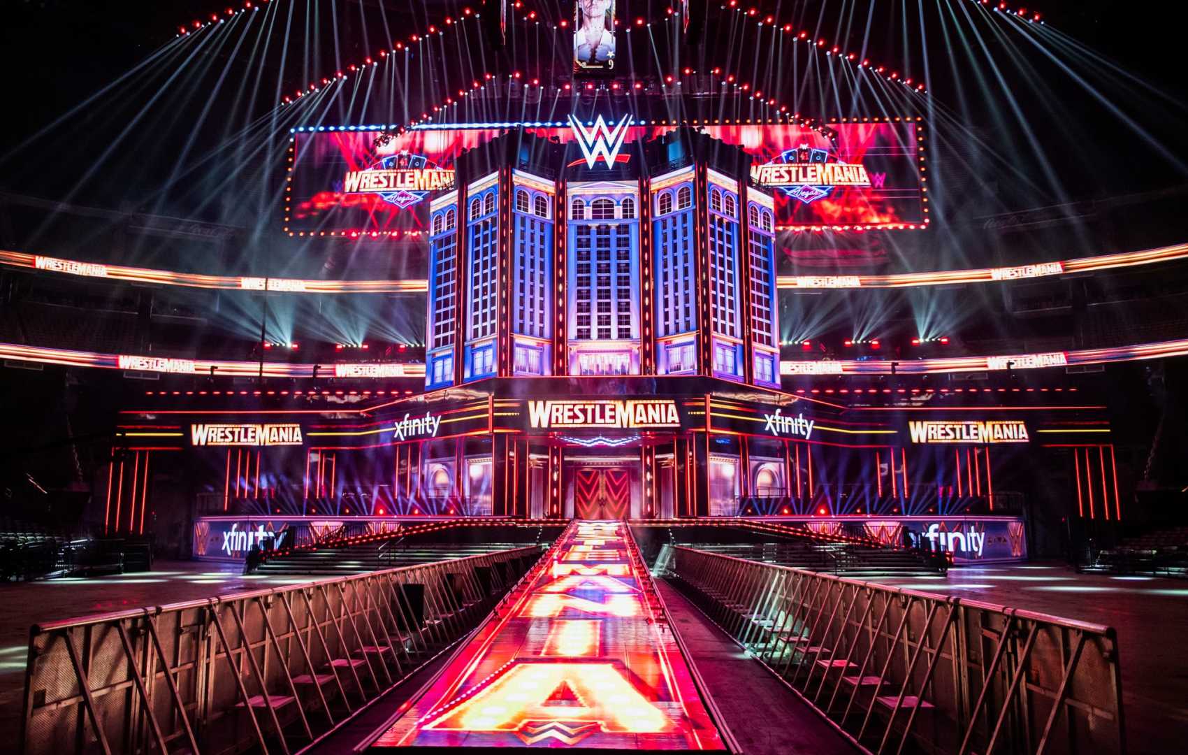 Wrestlemania 41 Stage Setup In Allegiant Stadium