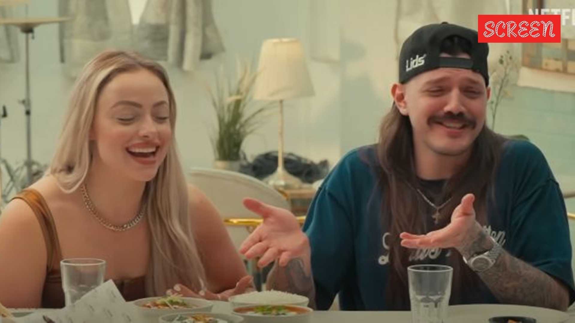 Wwe Stars Dominik Mysterio Liv Morgan Indian Food