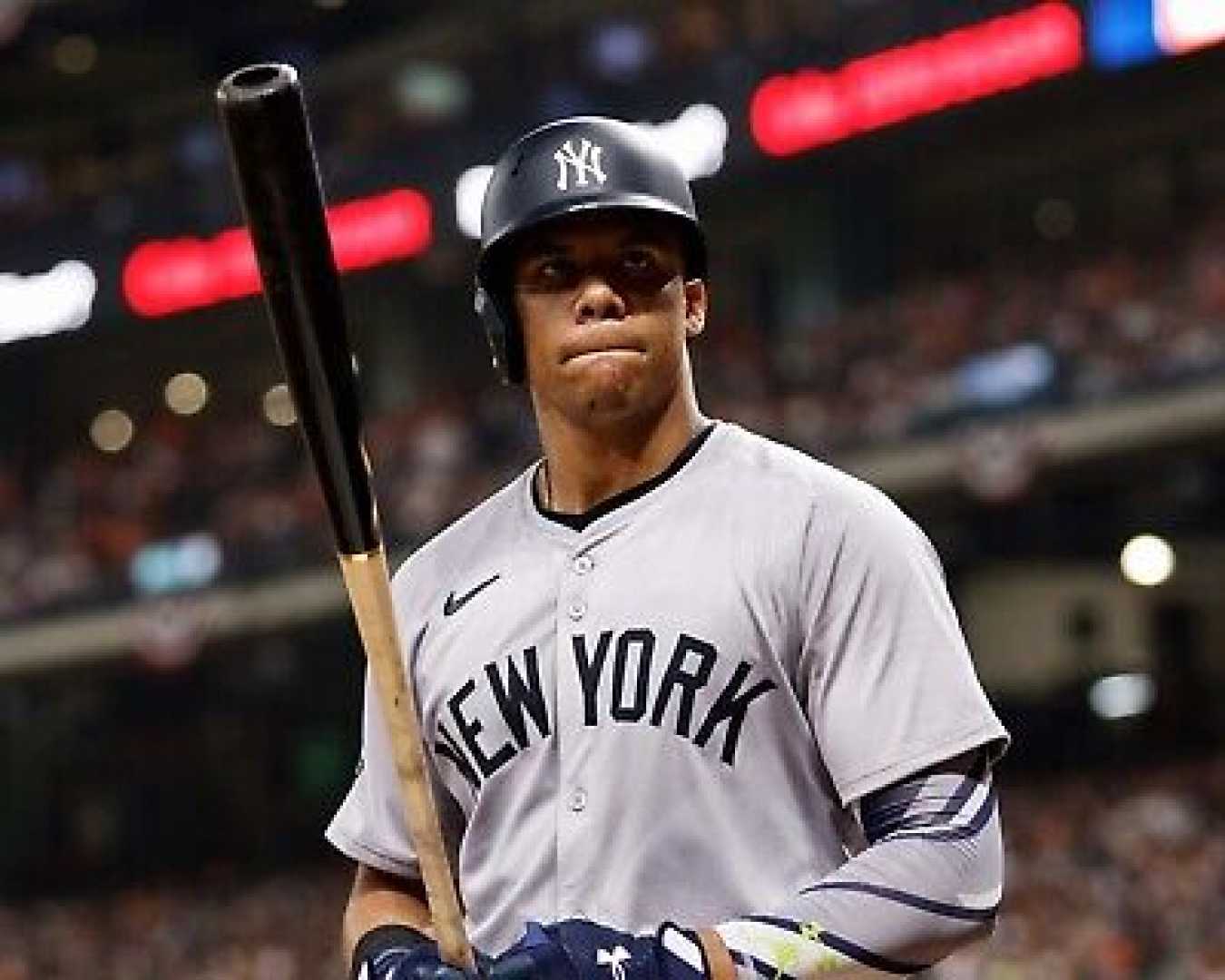 Yankees Baseball Player In Action