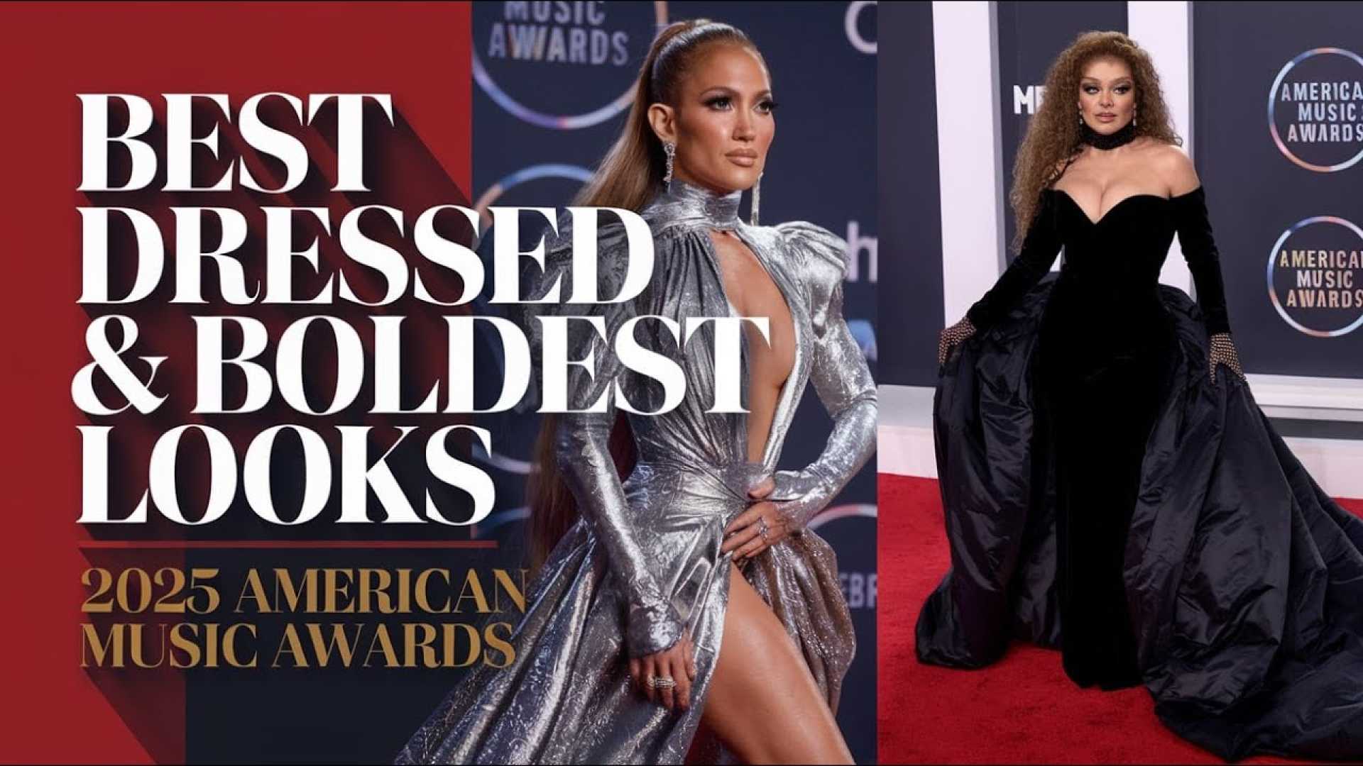 2025 American Music Awards Red Carpet Fashion