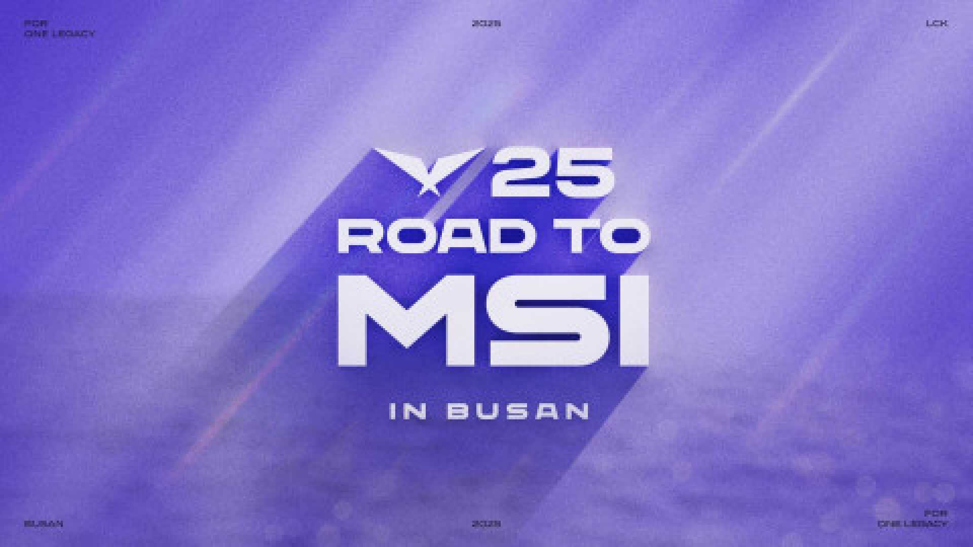 2025 Lck Road To Msi Qualifiers