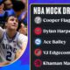 2025 Nba Mock Draft Prospects
