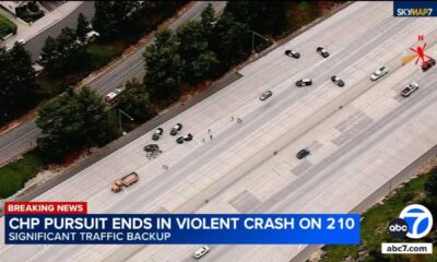 210 Freeway High Speed Chase Crash