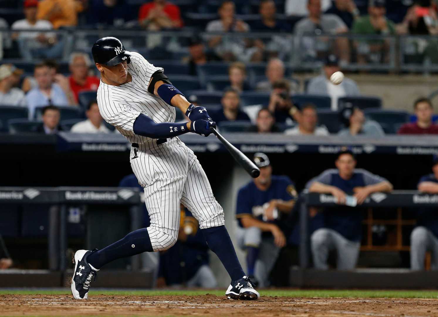 Aaron Judge Hitting Baseball