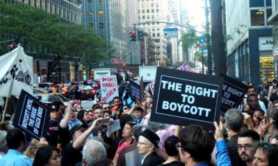 Activists Protesting Against Anti Boycott Laws