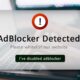 Ad Blocker Message On Website