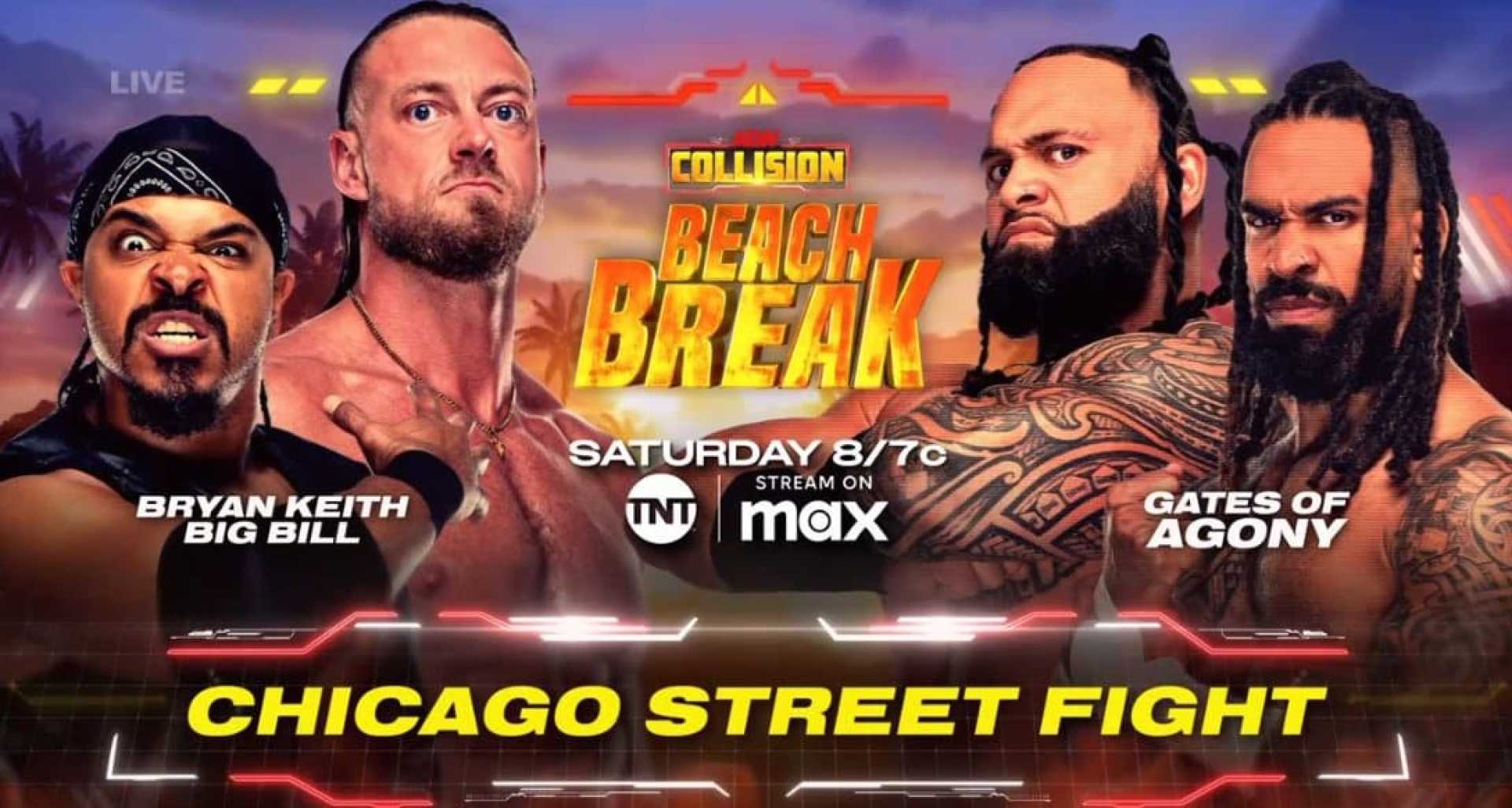 Aew Collision Beach Break Chicago Wrestling