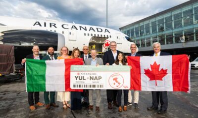 Air Canada Airplane In Naples