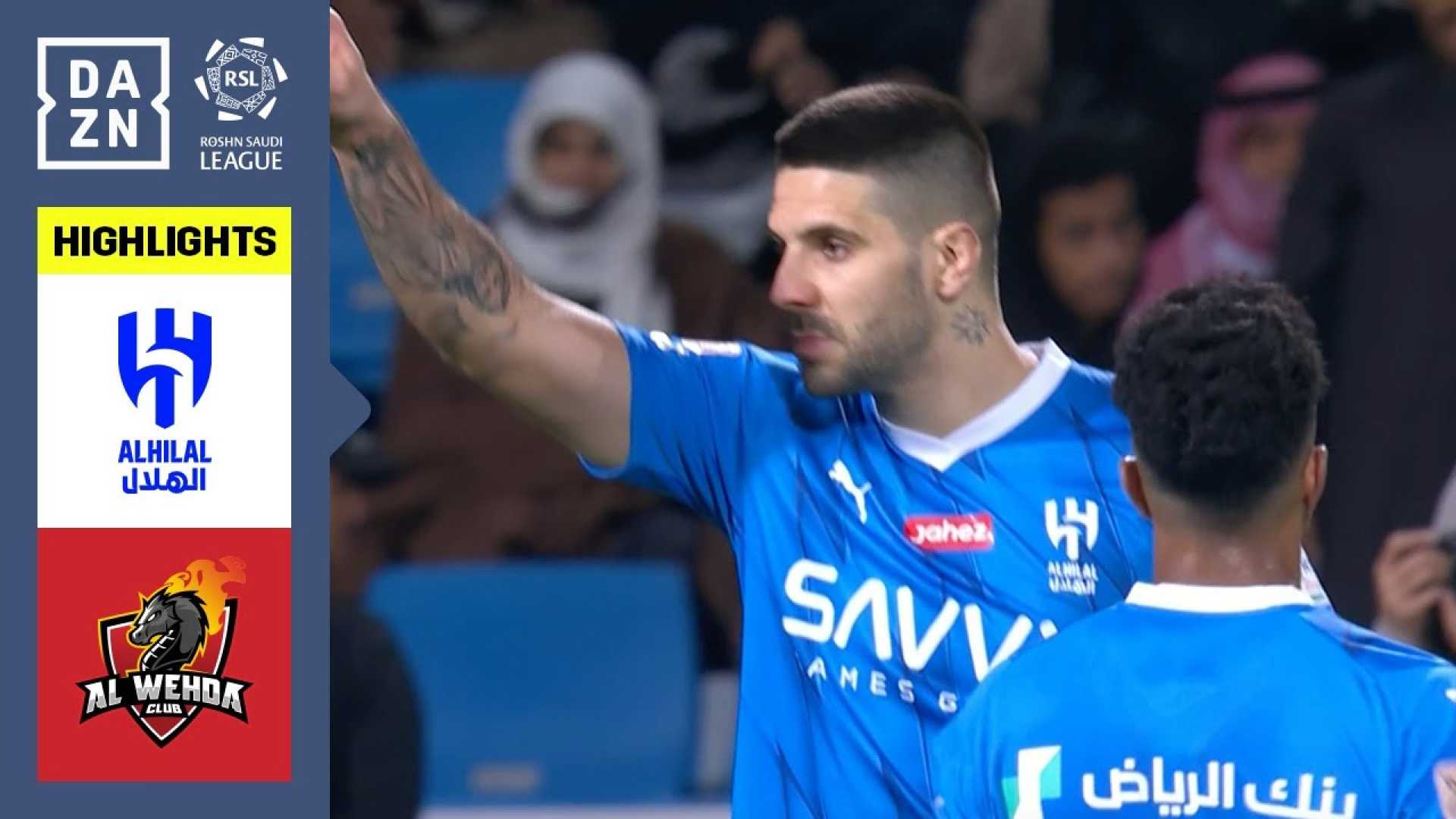 Al Wahda Vs Al Hilal Saudi Pro League
