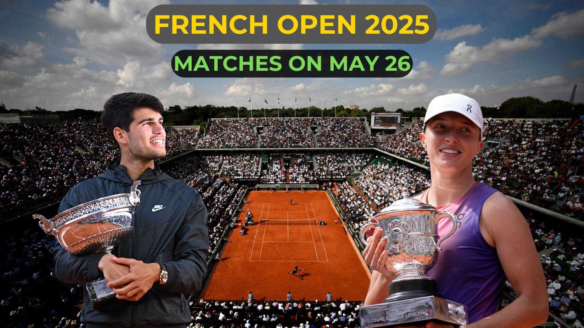Alcaraz Swiatek French Open 2025