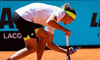 Alexander Zverev Tennis Match Madrid Open