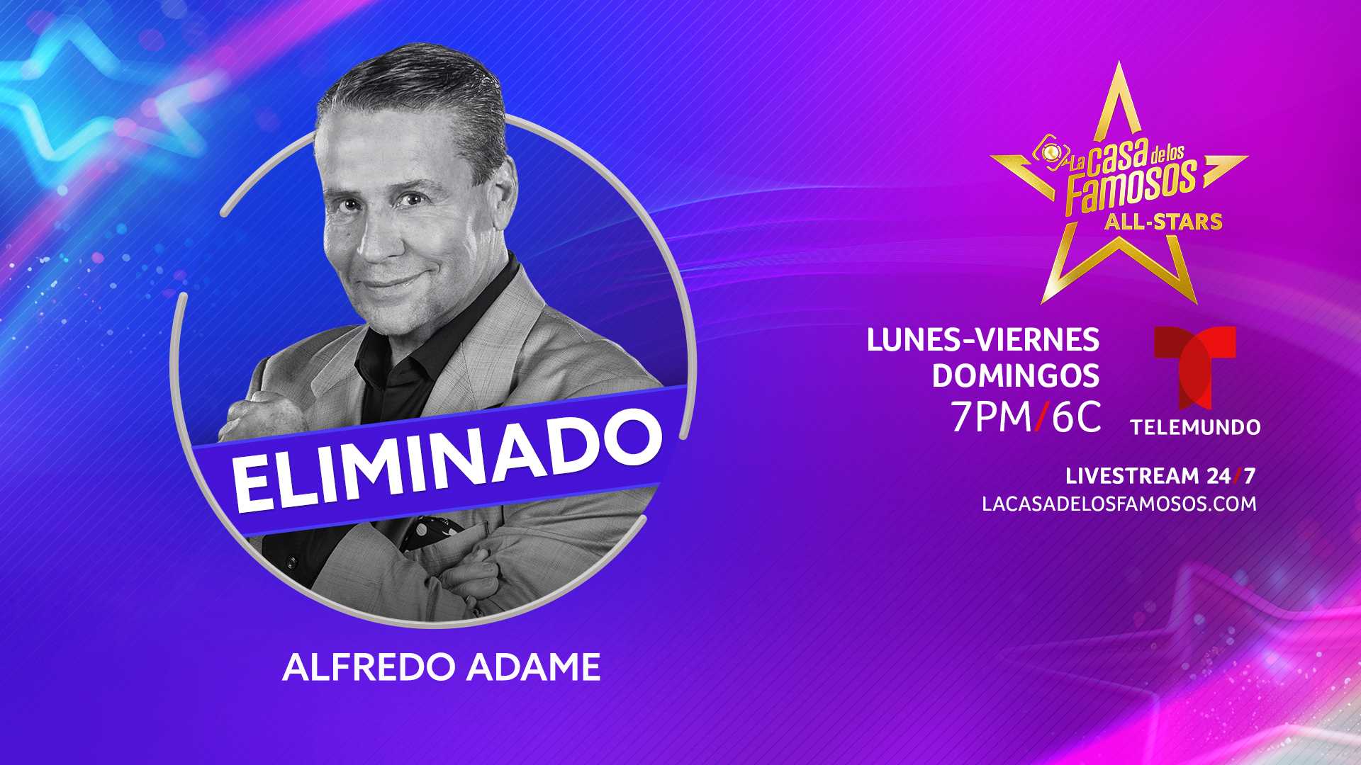 Alfredo Adame Reality Show Elimination