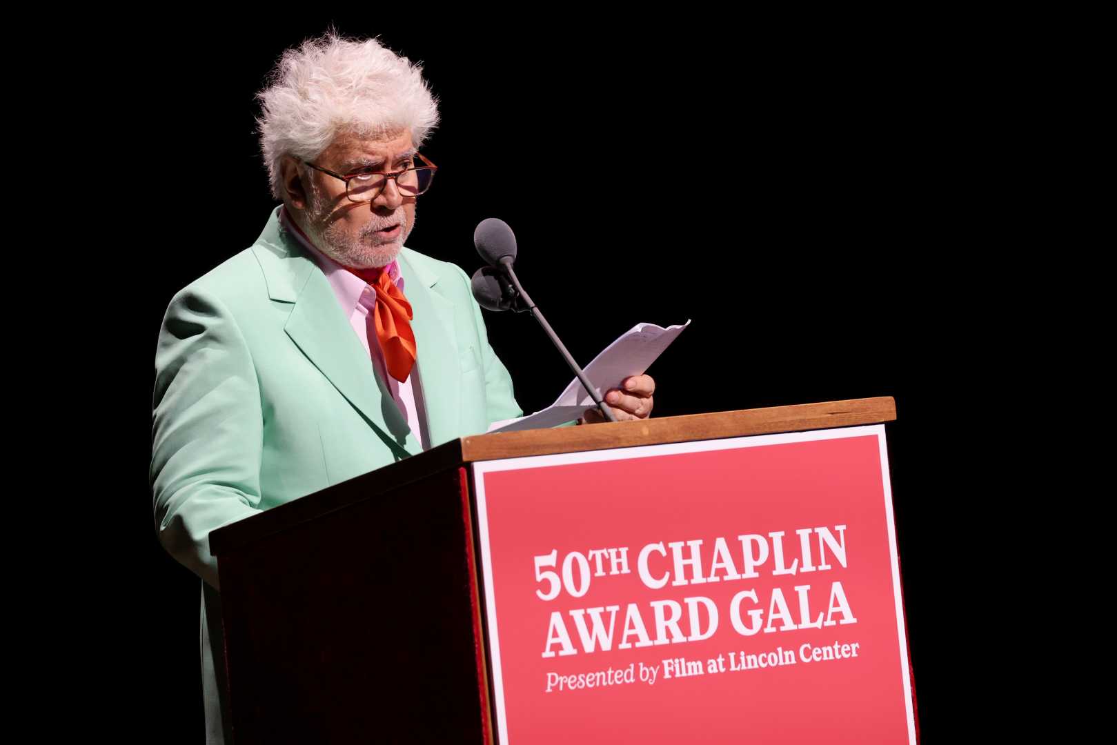 Almodóvar Accepts Chaplin Award In New York