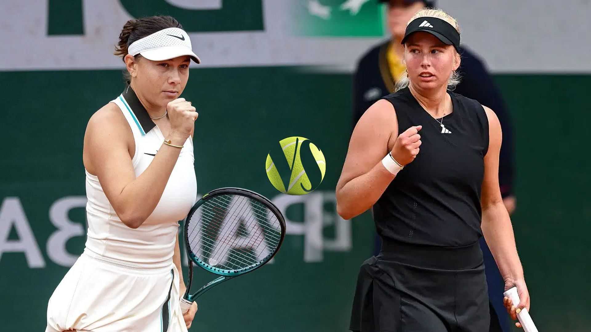 Amanda Anisimova Clara Tauson Tennis Match