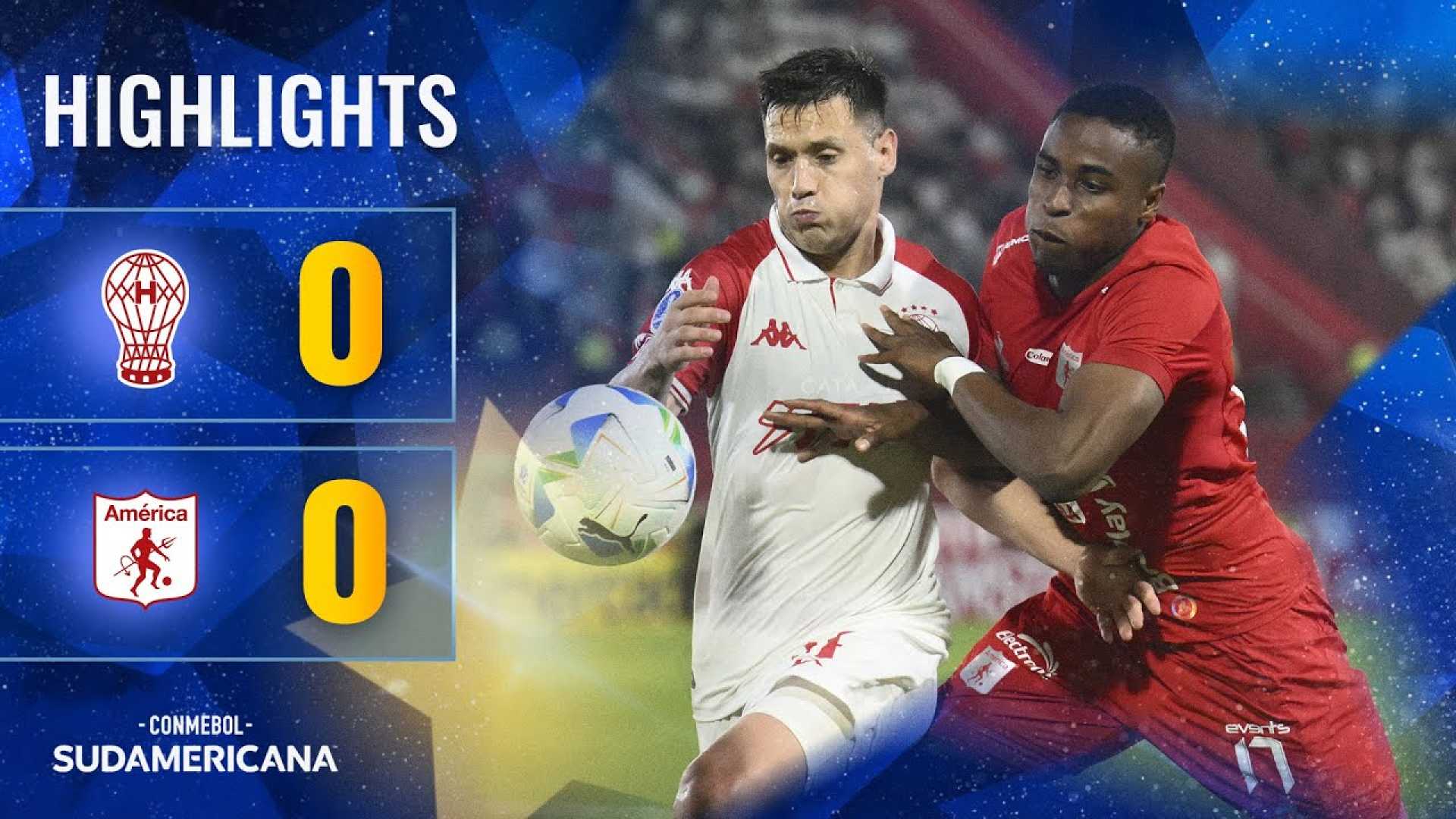 América De Cali Vs Huracán Football Match
