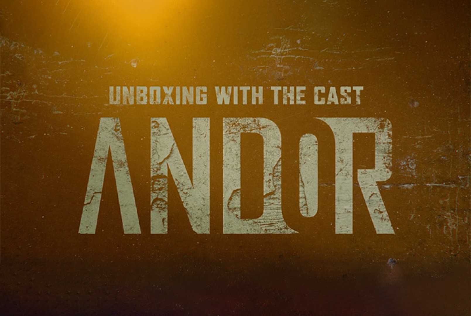 Andor Cast Unboxing Video Merchandise
