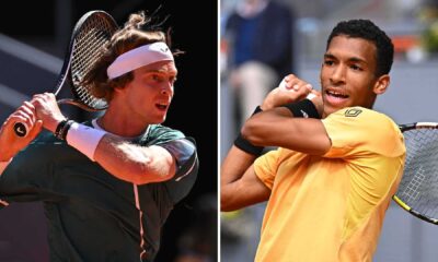 Andrey Rublev Felix Auger Aliassime Tennis
