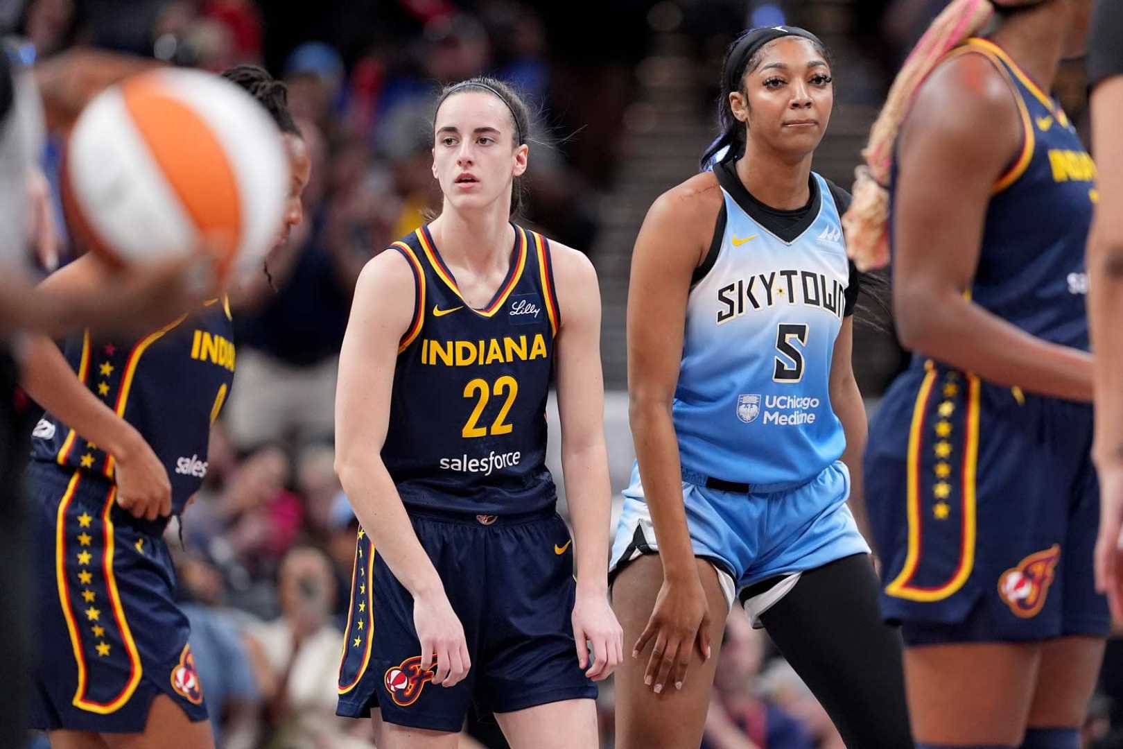 Angel Reese Chicago Sky Game Indiana Fever