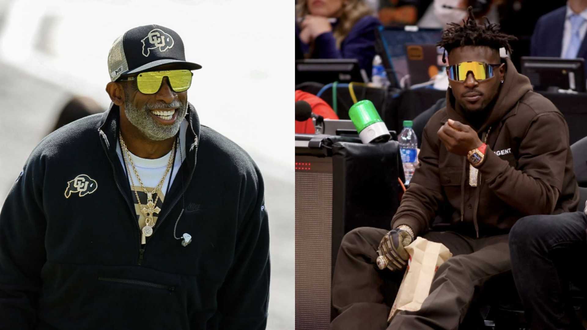 Antonio Brown Deion Sanders Social Media Feud