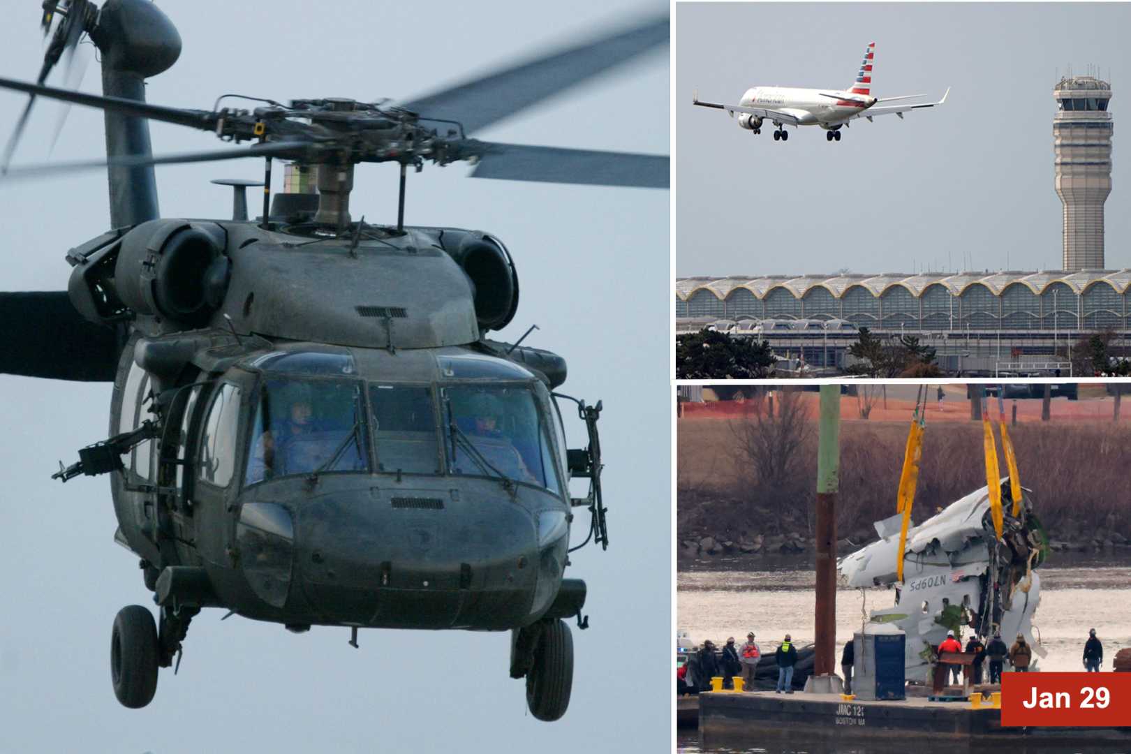 Army Black Hawk Helicopter Near Airport