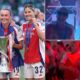 Arsenal Women's Soccer Team Celebration