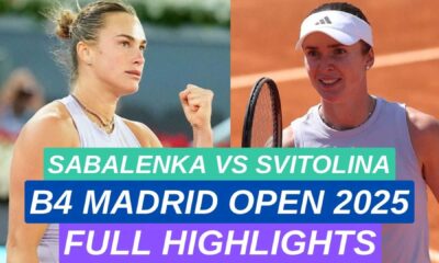 Aryna Sabalenka Elina Svitolina Madrid Open 2025