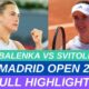 Aryna Sabalenka Elina Svitolina Madrid Open 2025
