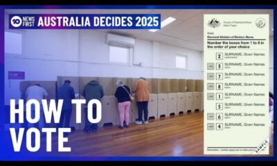 Australia Election Polling Center Voters 2025