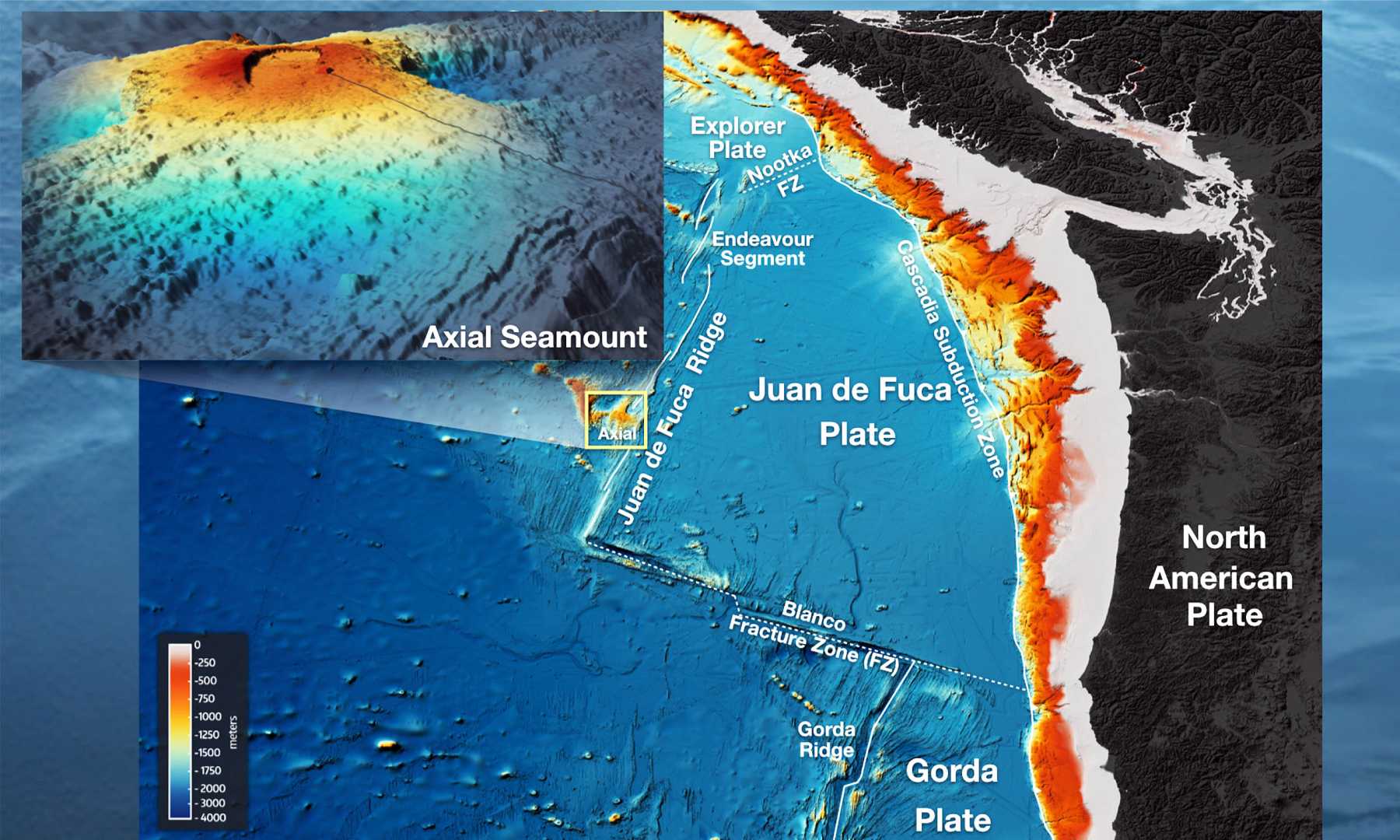 Axial Seamount Underwater Volcano