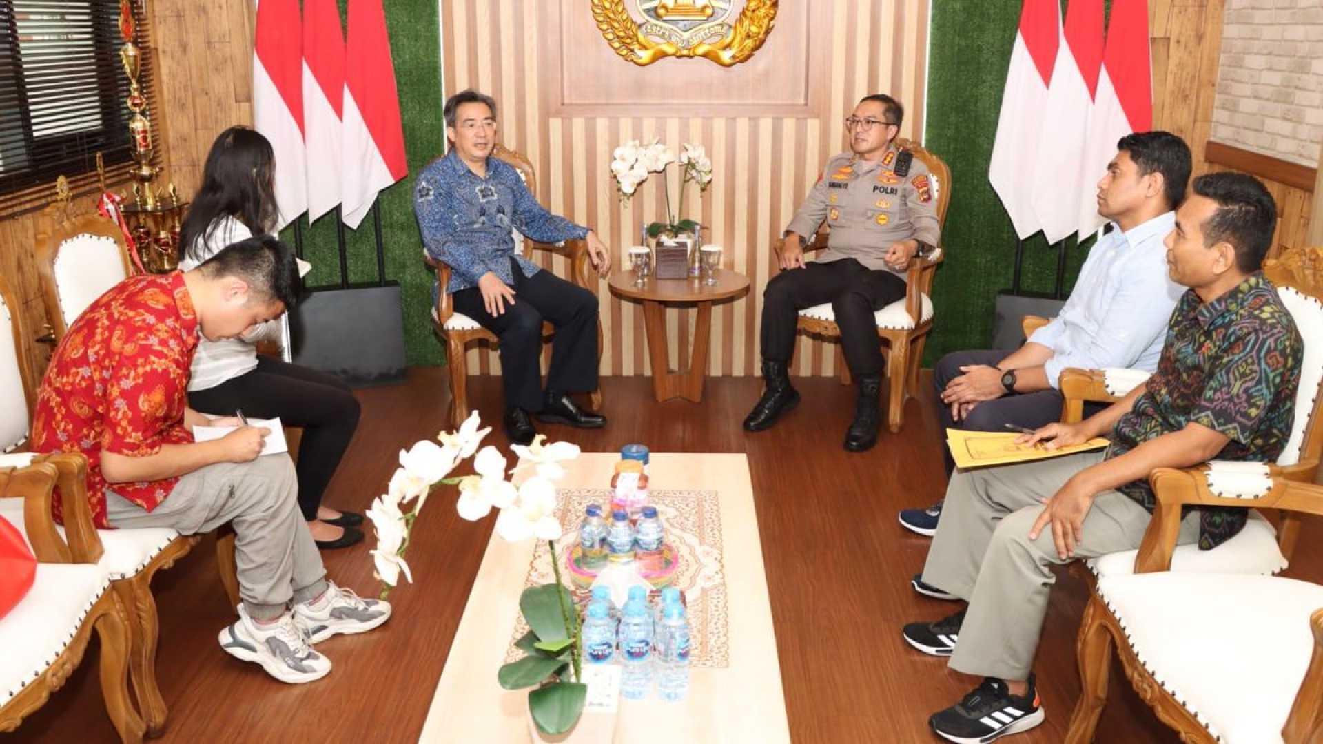 Bali Police Meeting With Consulate Generals