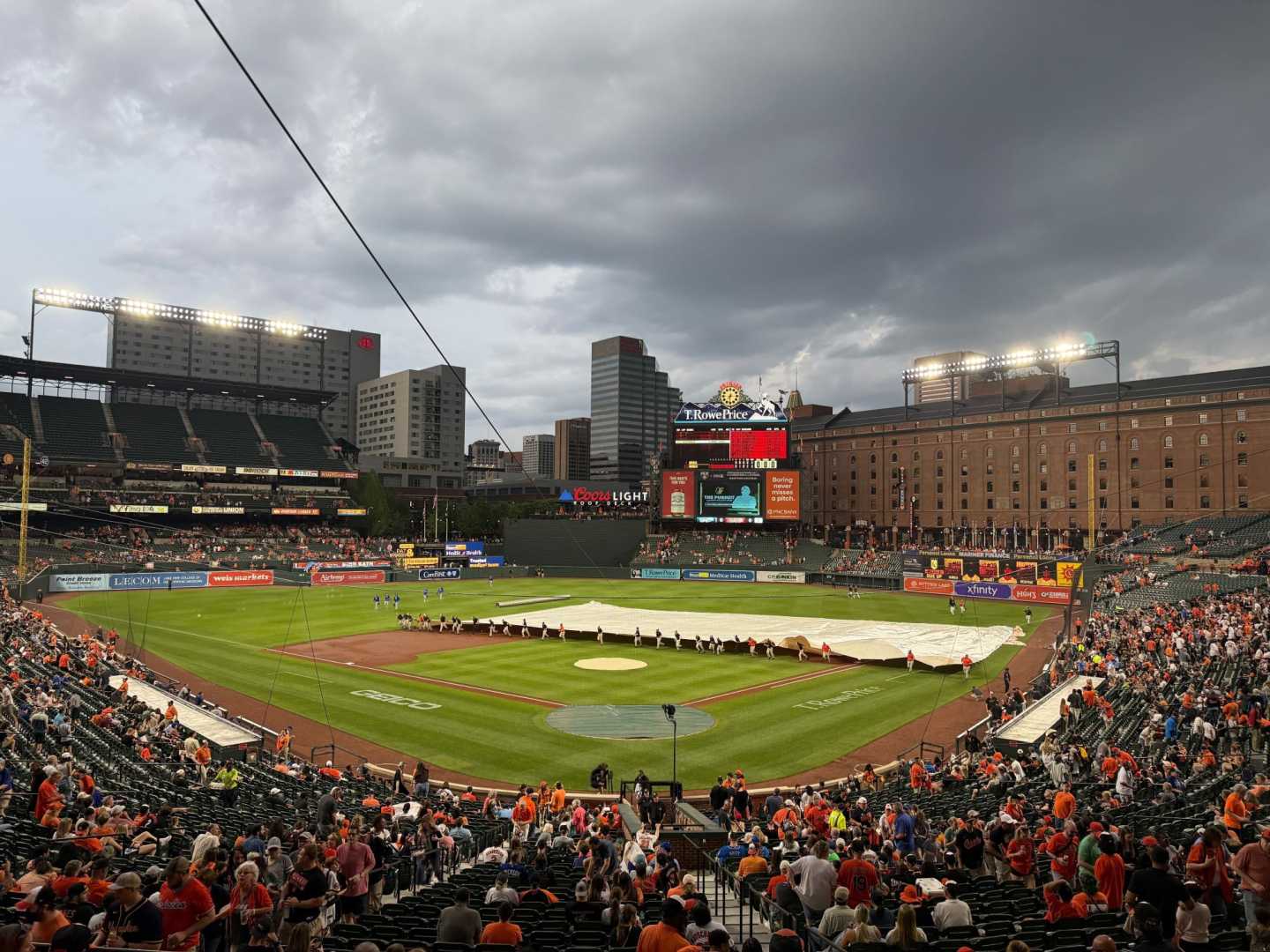 Baltimore Orioles Stadium Thunderstorm