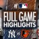 Baltimore Orioles Vs New York Yankees Baseball Game